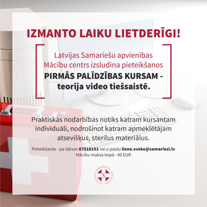 pirmās palīdzības kursi samarieši